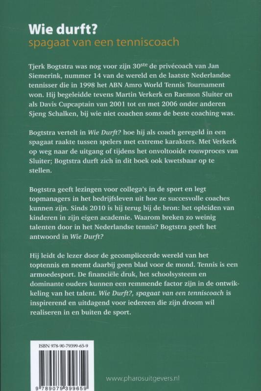 Wie durft? achterkant