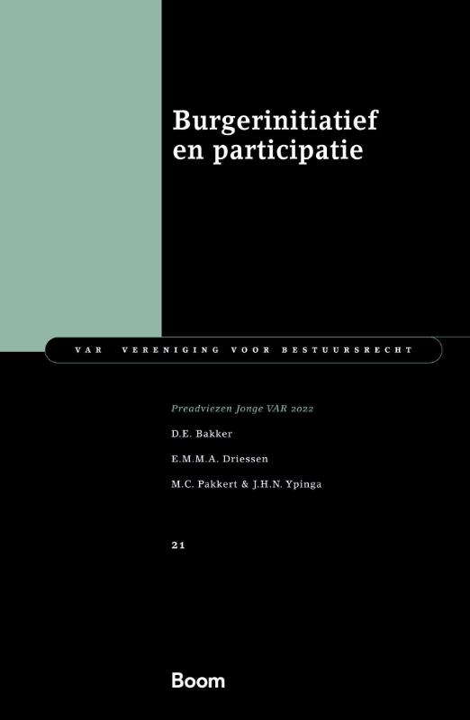 Burgerinitiatief en participatie / Jonge VAR-reeks / 21