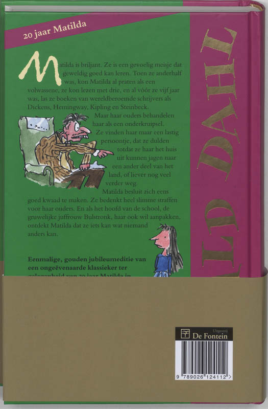 Matilda - Jubileumeditie achterkant
