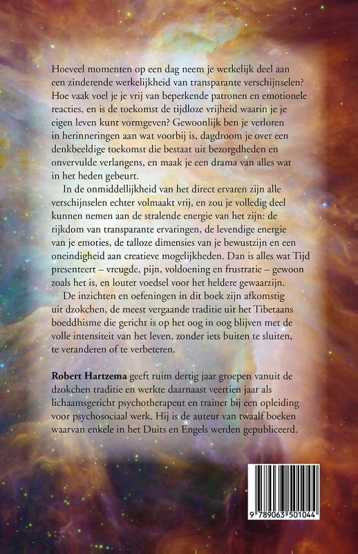 De bevrijdende energie van Tijd achterkant