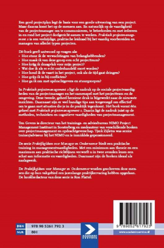 Praktisch projectmanagement 2 achterkant