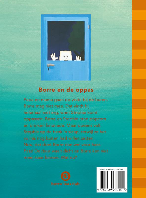 Borre en de oppas / De Gestreepte Boekjes achterkant