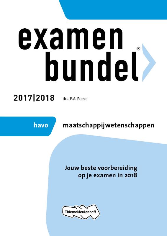 Examenbundel Maatschappijwetenschappen Havo 2017/2018