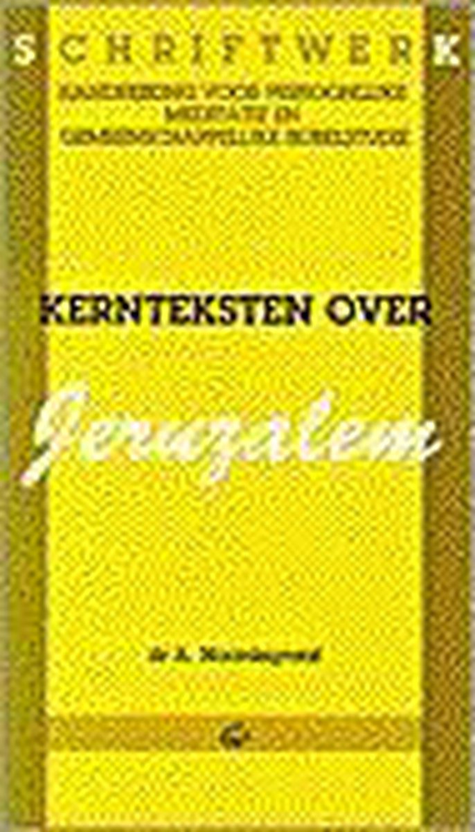 Kernteksten over jeruzalem