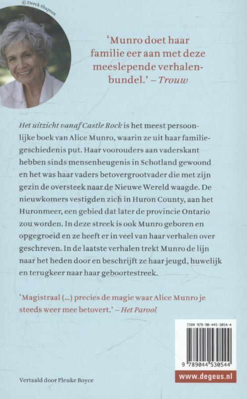 Het uitzicht vanaf Castle Rock achterkant