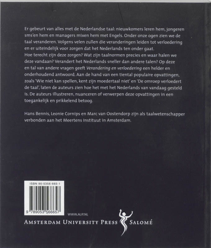 Verandering en verloedering achterkant