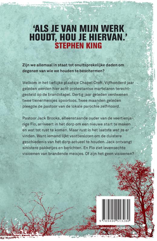 Brandende meisjes achterkant