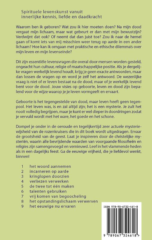 Mysteriën en uitdagingen van geboorte, leven en dood / Spirituele teksten bibliotheek / 5 achterkant