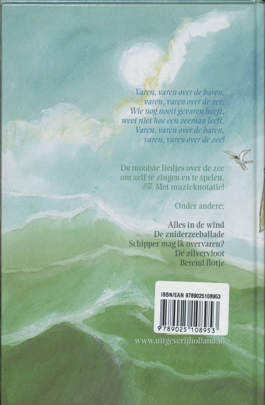 In Een Blauwgeruite Kiel achterkant