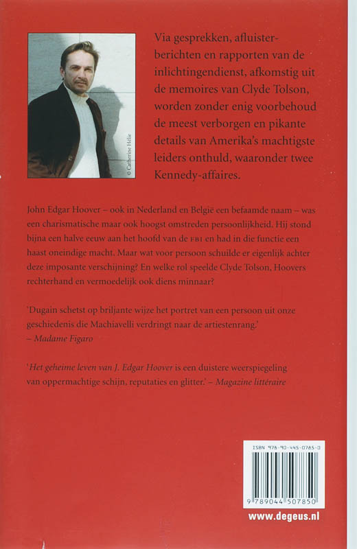 Het Geheime Leven Van J. Edgar Hoover achterkant