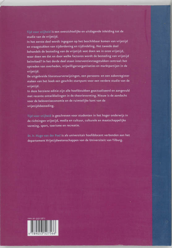 Tijd voor vrijheid achterkant