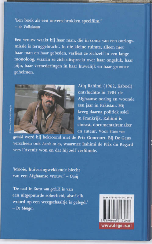 Steen van geduld achterkant