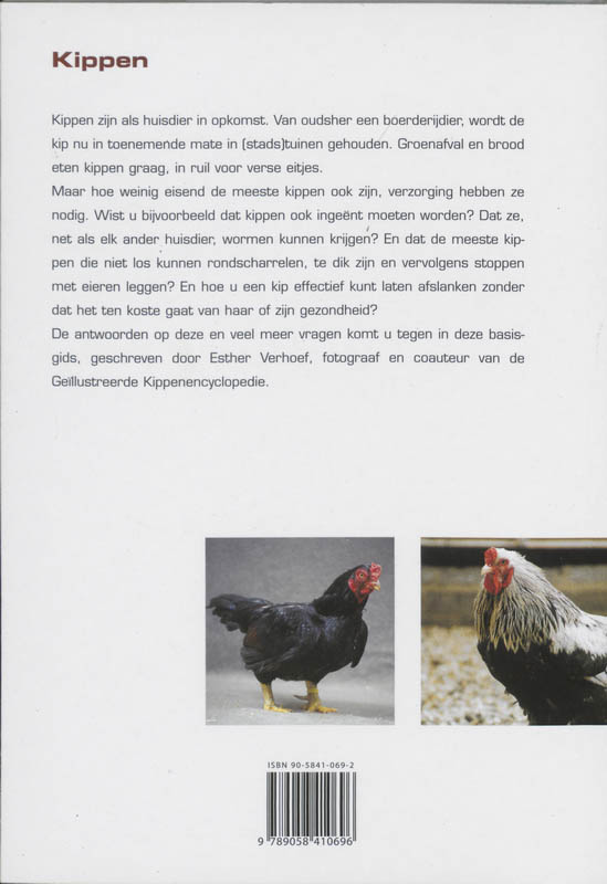 Kippen / Basisgids dierenverzorging achterkant