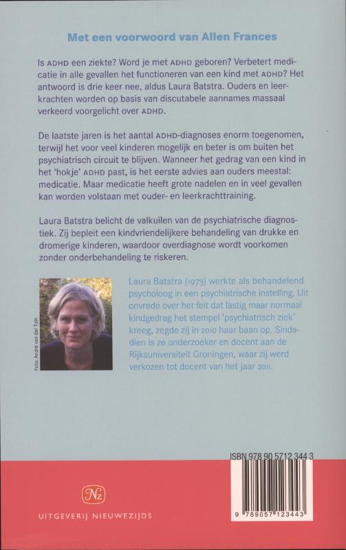 Hoe voorkom je ADHD? achterkant