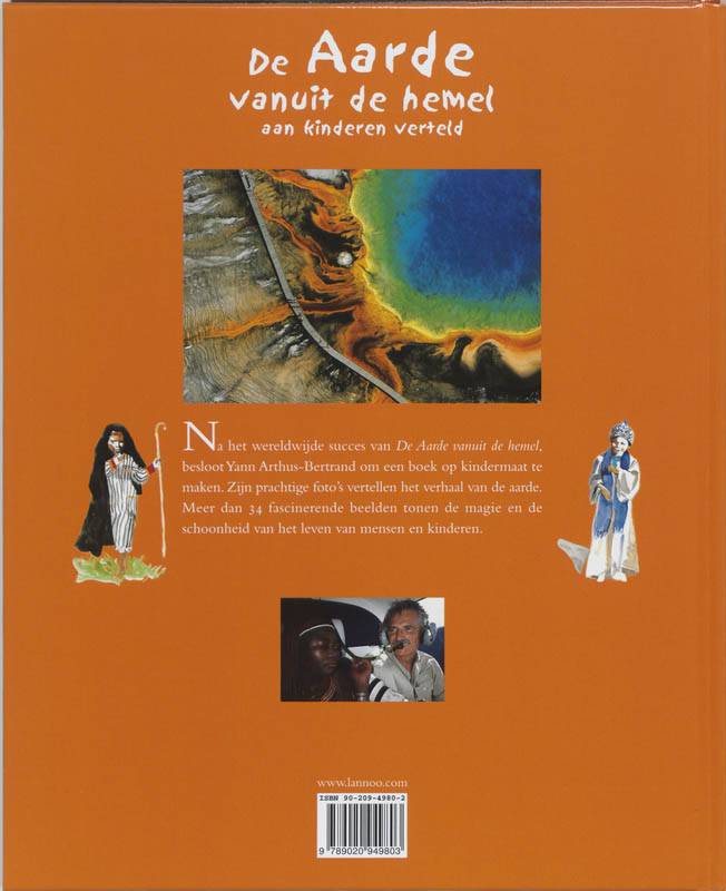 Aarde Vanuit De Hemel Aan Kinderen Verte achterkant