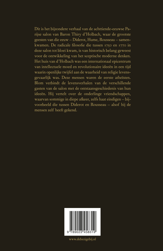 Het verdorven genootschap achterkant