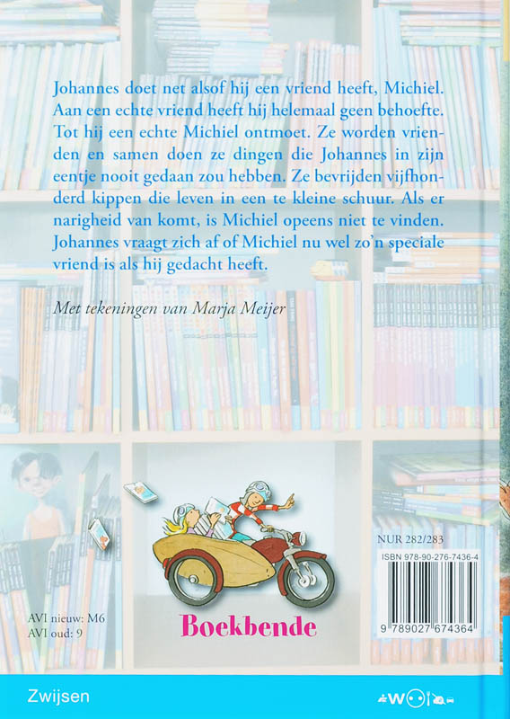 Kippenvriend / Boekbende achterkant