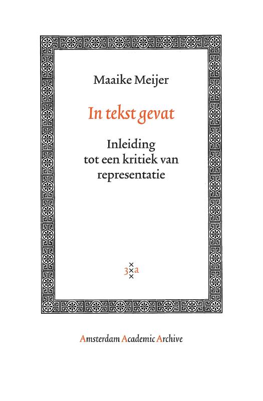 Amsterdam Academic Archive  -   In tekst gevat