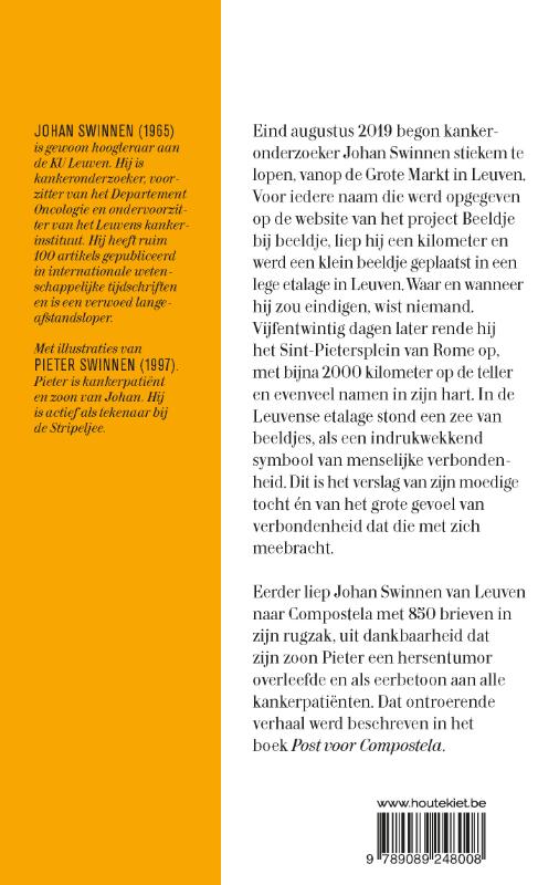 Pelgrim op sneakers achterkant