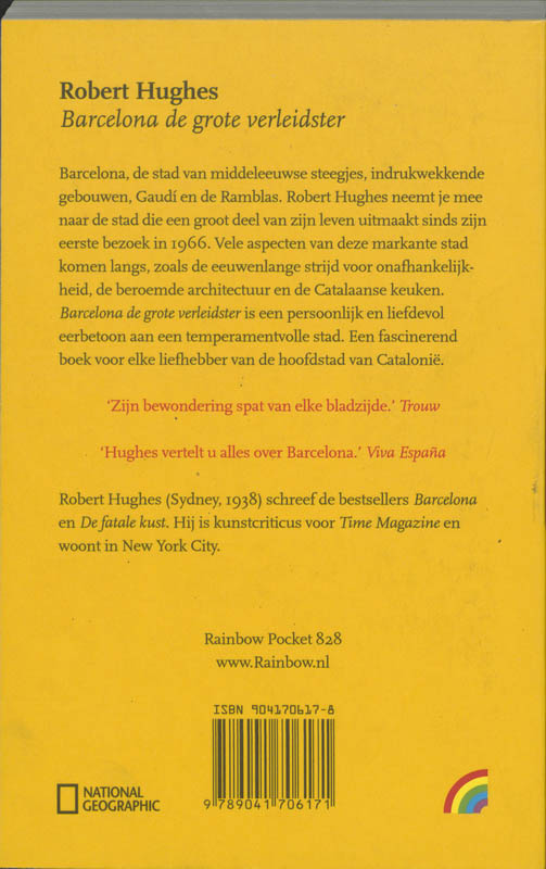Barcelona, de grote verleidster / Rainbow pocketboeken / 828 achterkant