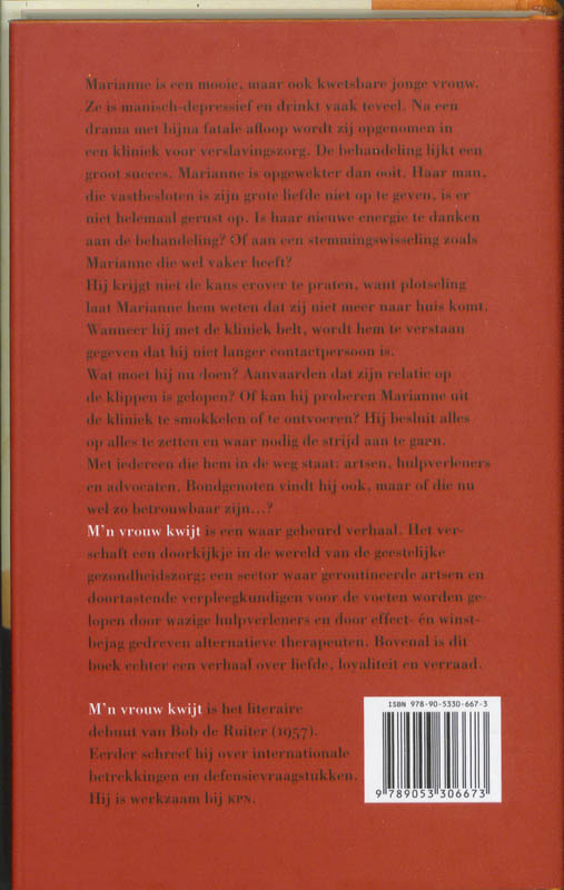 M'n vrouw kwijt achterkant