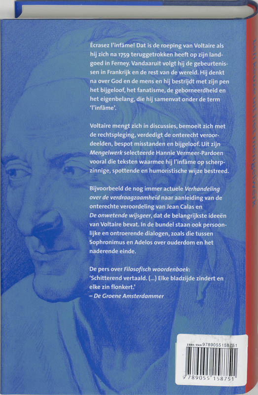 De Onwetende Wijsgeer achterkant