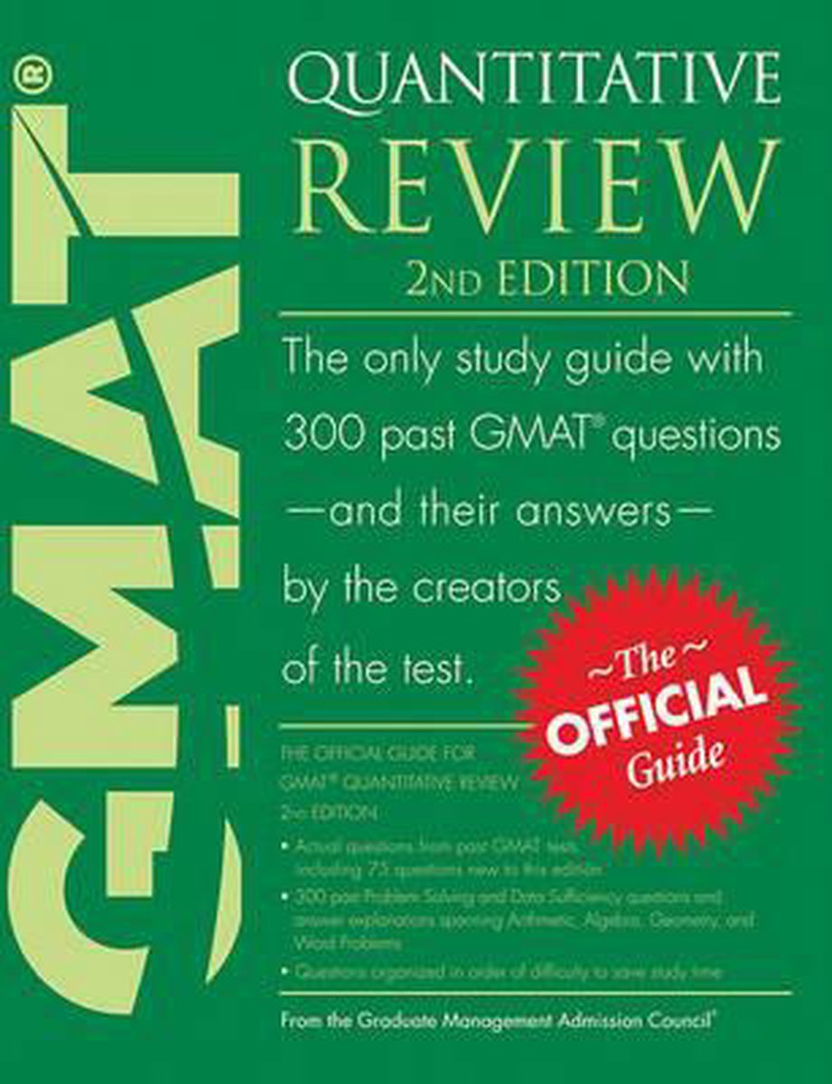 The Official Guide for GMAT Quantitative Review