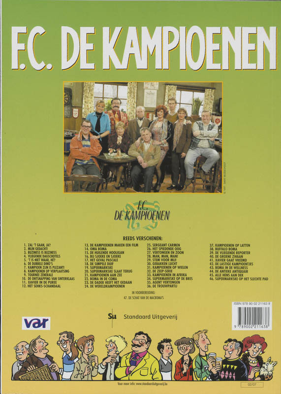 De Kampioenen 24 De Wereldkampioenen achterkant
