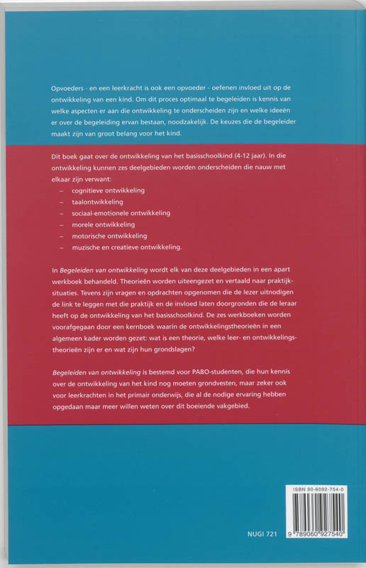Begeleiden van ontwikkeling achterkant