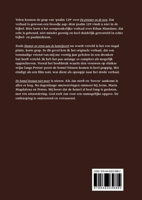 Over de bijbel en de hemel achterkant