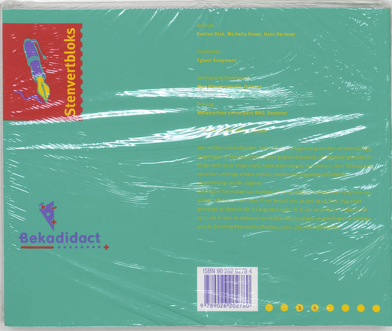 Stenvertblok  - Taalmeesters set 5 ex 1 Leerlingenboek achterkant