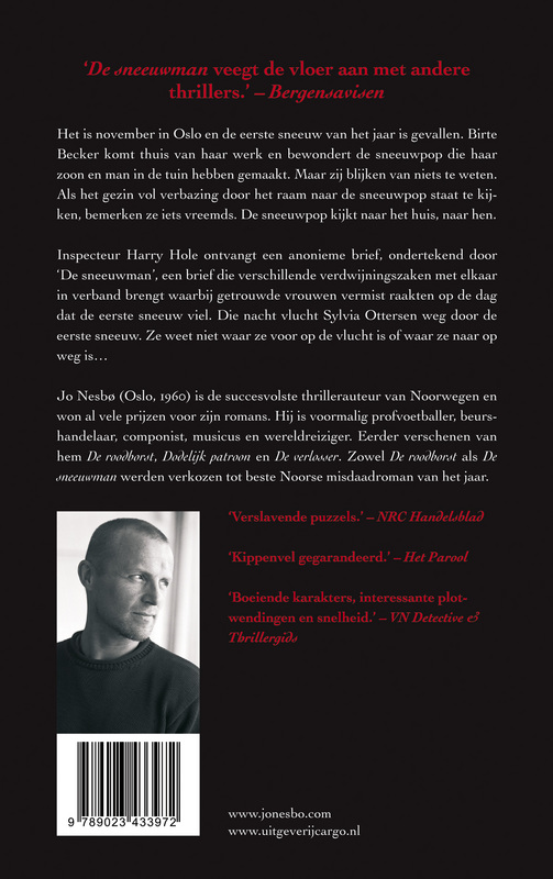 De sneeuwman / Harry Hole / 7 achterkant