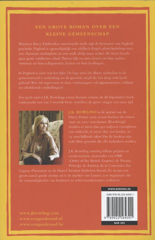 Een goede raad achterkant