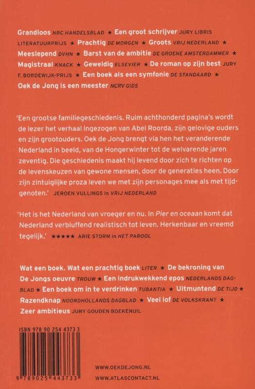 Pier en oceaan achterkant