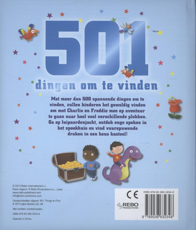 501 dingen om te vinden achterkant