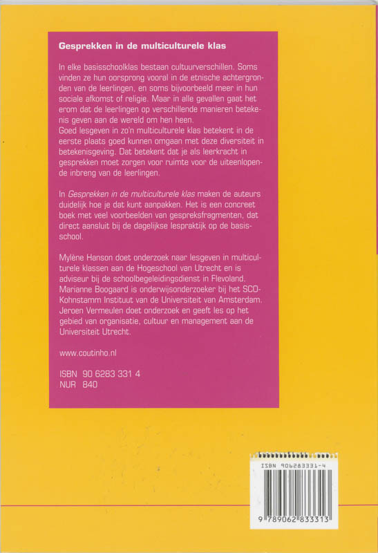 Gesprekken in de multiculturele klas achterkant