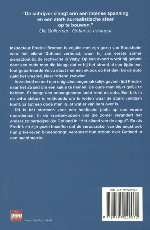Eiland van de angst / Fredrik Broman / 1 achterkant