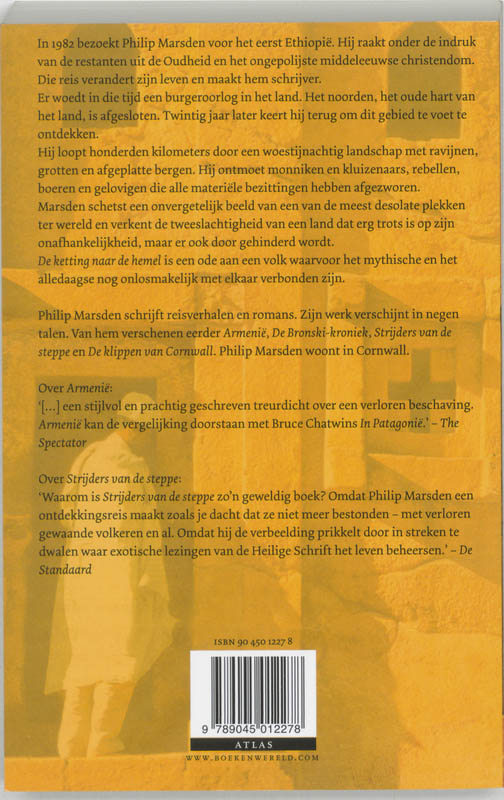 De ketting naar de hemel achterkant