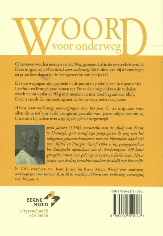 Woord voor onderweg achterkant