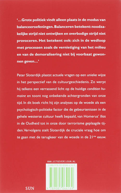 Woede en tijd achterkant