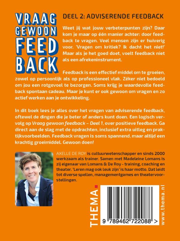 Vraag gewoon feedback 2 Adviserende feedback achterkant