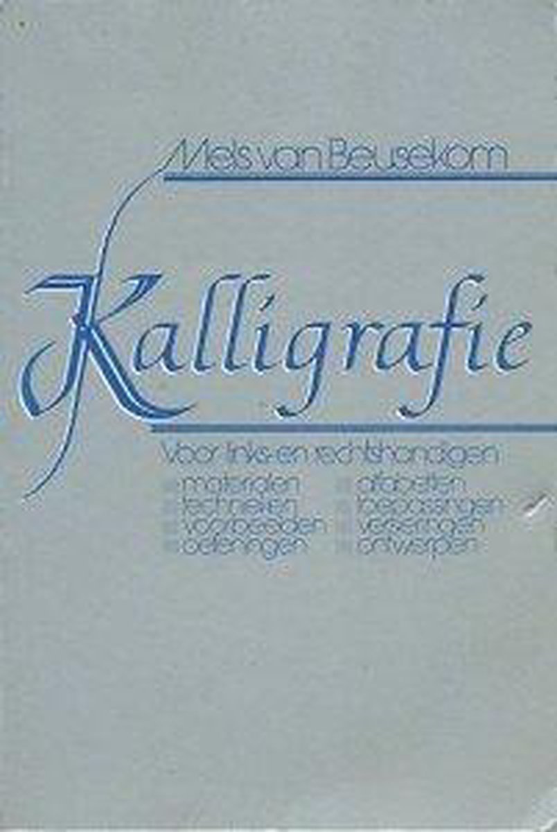 Kalligrafie voor links- en rechtshandigen