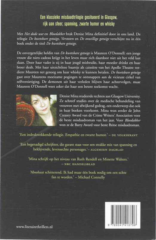 De Kwetsbare Getuige achterkant