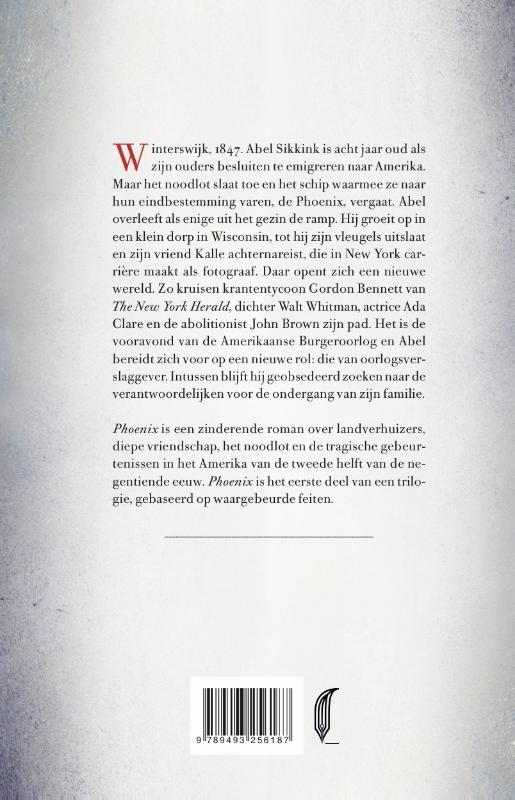 Phoenix / De memoires van Abel Sikkink / 1 achterkant