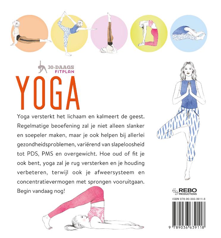 Yoga / 30-daags fitplan achterkant