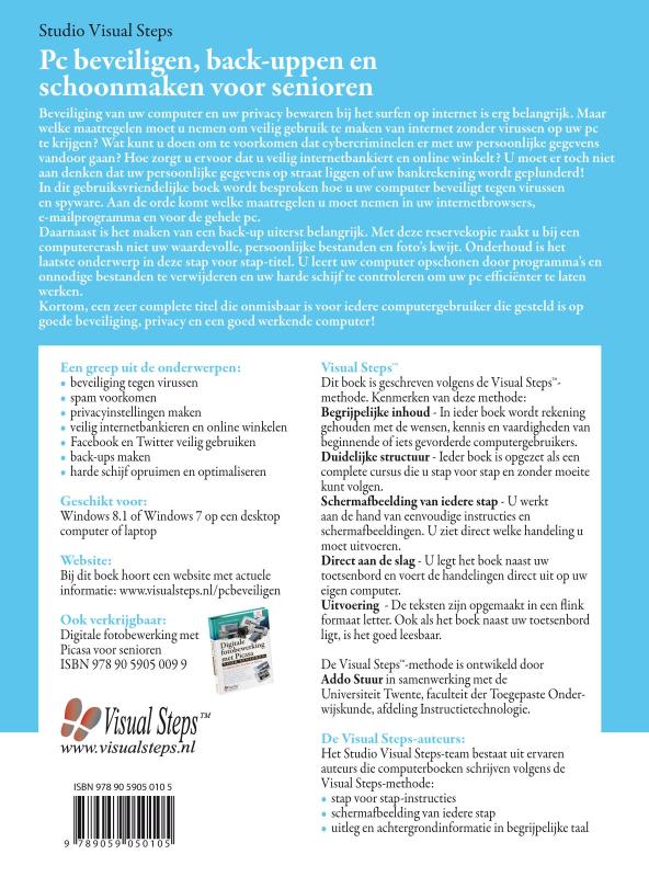 Pc beveiligen, back-uppen en schoonmaken voor senioren achterkant