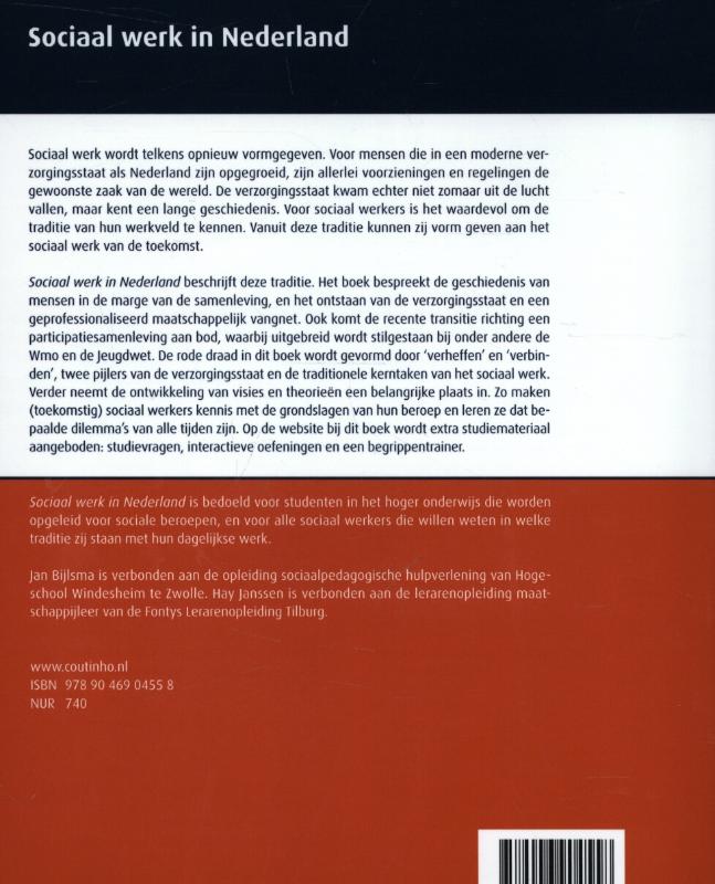 Sociaal werk in Nederland achterkant