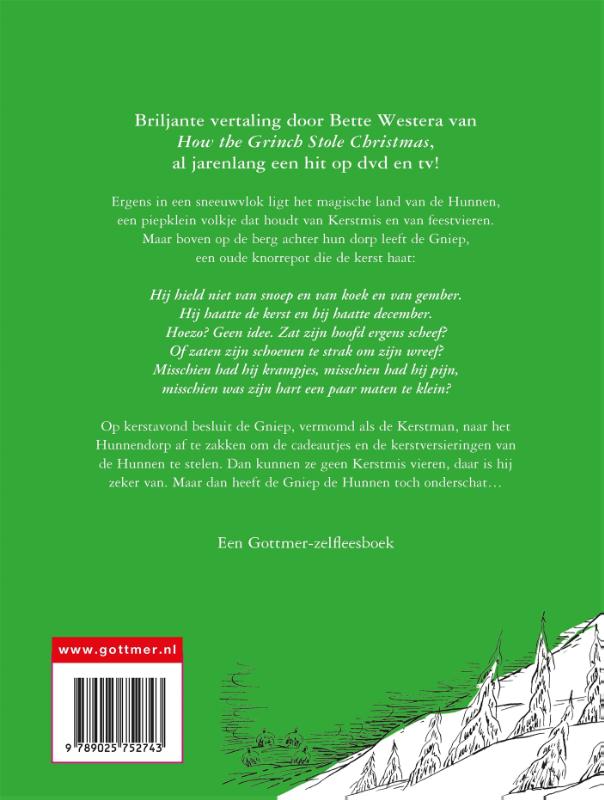 Hoe de Gniep de kerst stal / Dr. Seuss achterkant