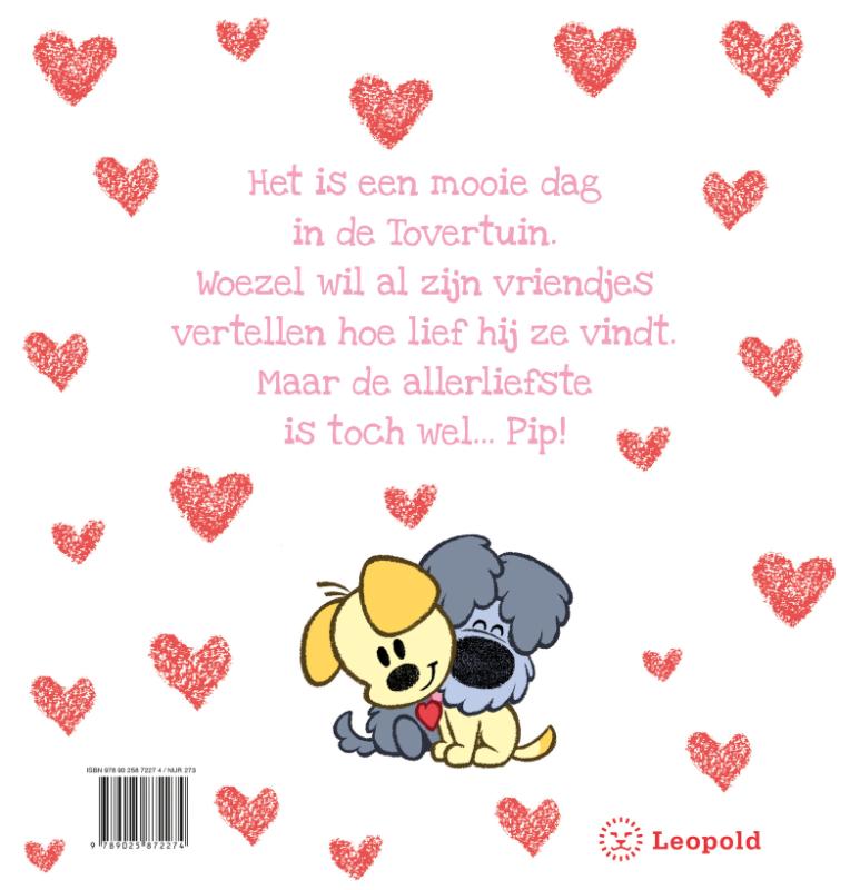 Ik vind jou zo lief / Woezel & Pip achterkant