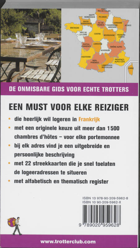 Chambres d'hotes in Frankrijk / Trotter achterkant